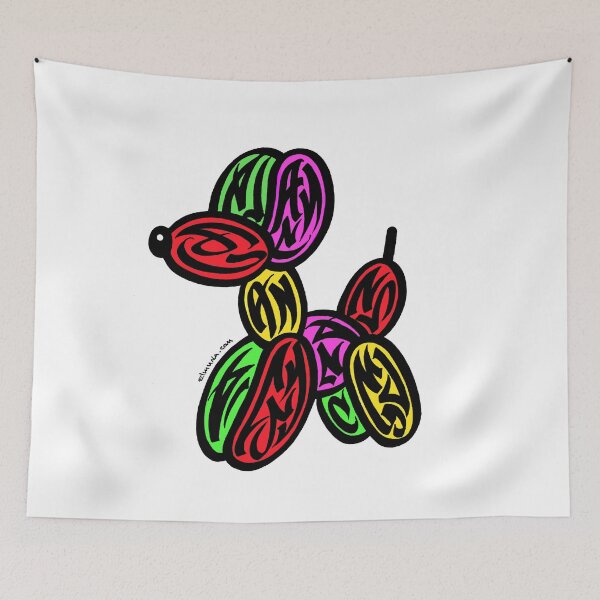 Item preview, Balloon Dog Modern Calligraphic ORNAMENT designed and sold by elmuna.
