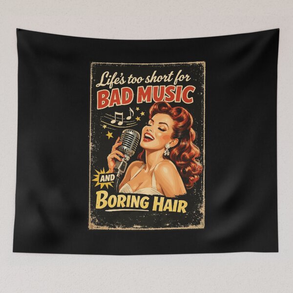 Item preview, Retro Pin-Up Singer: Rockabilly Music Shirt designed and sold by Pineapple-Tree.