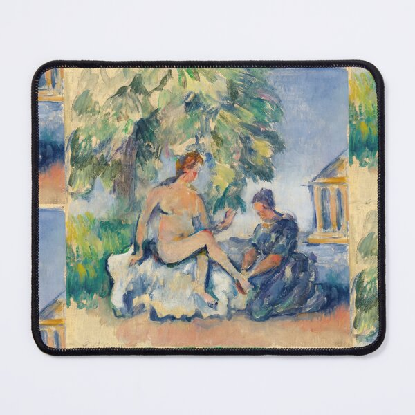 Item preview, Nude Bather and Maid Under Tree designed and sold by artofuniverse.