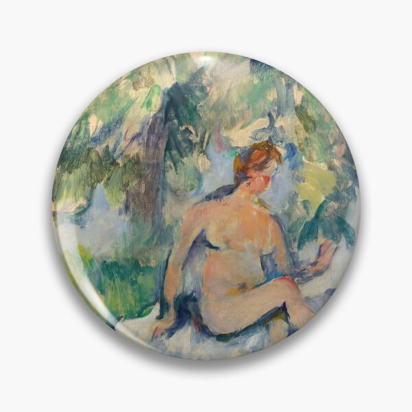 Item preview, Nude Bather and Maid Under Tree designed and sold by artofuniverse.