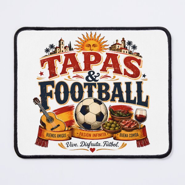 Item preview, spanish tapas, spain tapas, Spain jersey, Spain soccer team, spanish football designed and sold by TrueArtVibes.