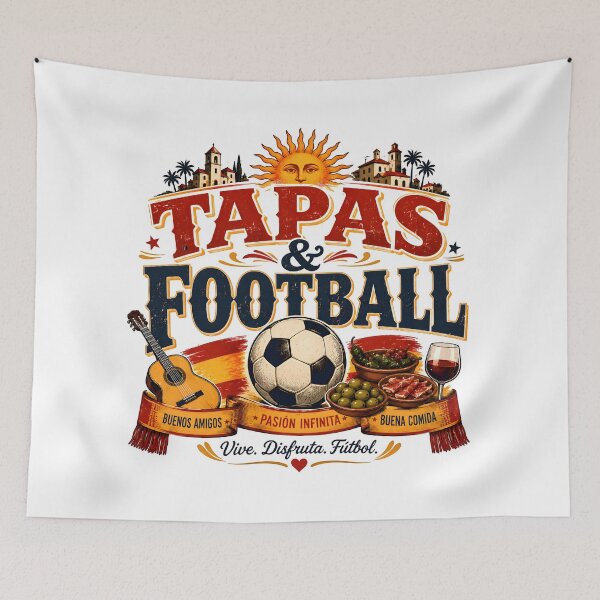 Item preview, spanish tapas, spain tapas, Spain jersey, Spain soccer team, spanish football designed and sold by TrueArtVibes.