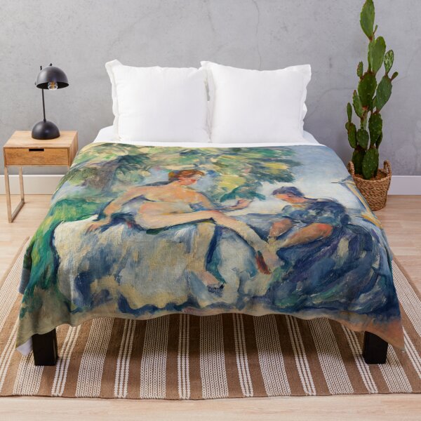 Item preview, Nude Bather and Maid Under Tree designed and sold by artofuniverse.
