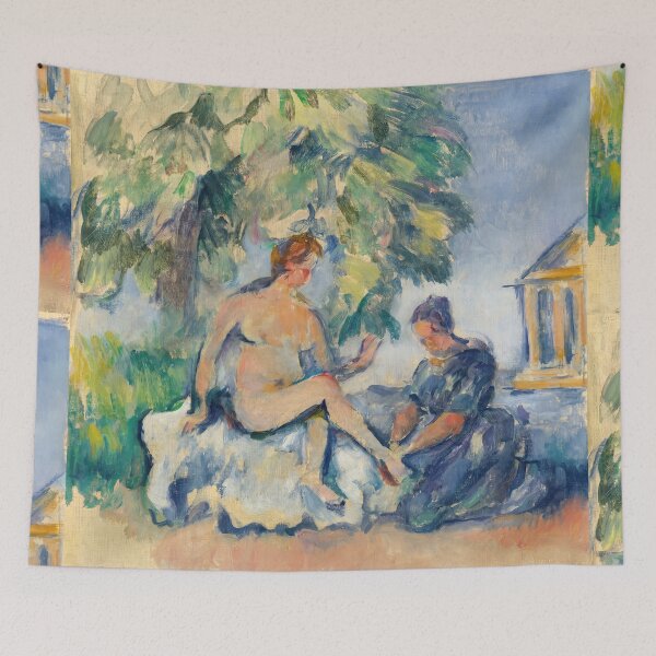 Item preview, Nude Bather and Maid Under Tree designed and sold by artofuniverse.