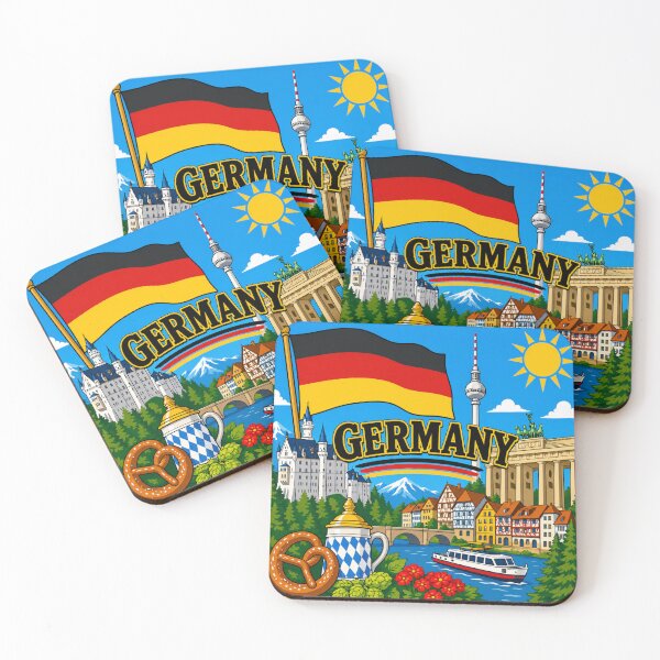Item preview, Germany with Flag designed and sold by Myra365Art.