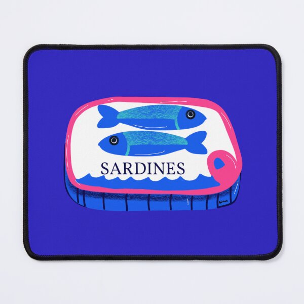 Item preview, Sardines in a blue and pink colorful Tin designed and sold by giulyz.