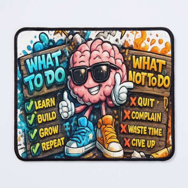 Item preview, What To Do vs What Not To Do – Street Vibes Sticker designed and sold by Genzfirevibes.