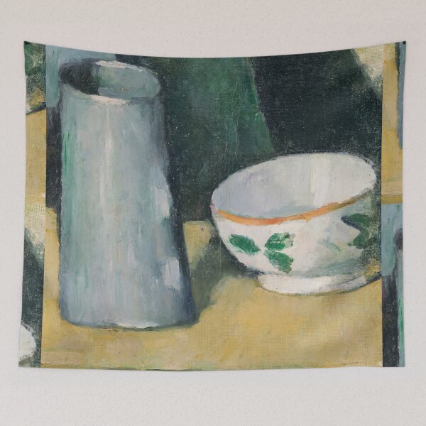 Item preview, Milk Can and Bowl Still Life designed and sold by artofuniverse.