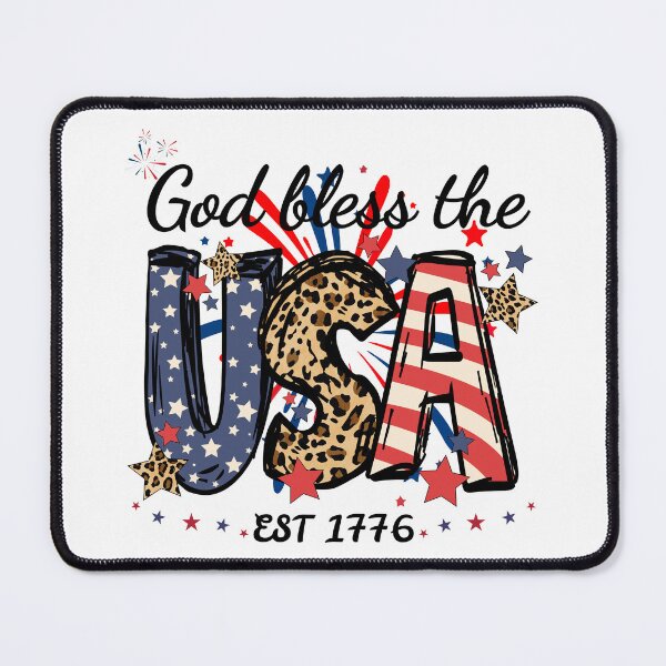 Item preview, God Bless The USA EST 1776 designed and sold by ZenfiniteDesign.