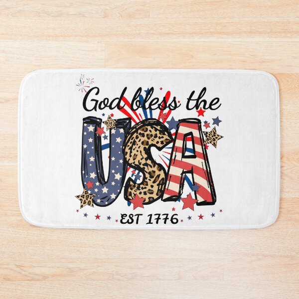 Item preview, God Bless The USA EST 1776 designed and sold by ZenfiniteDesign.
