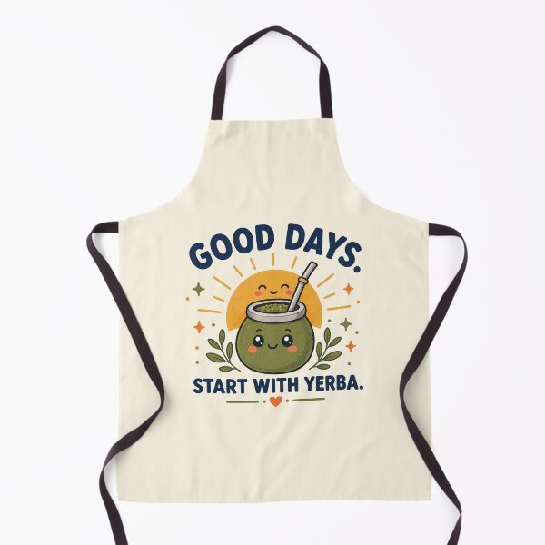 Item preview, Good Days Start With Yerba Cute Graphic designed and sold by BlackSector77.