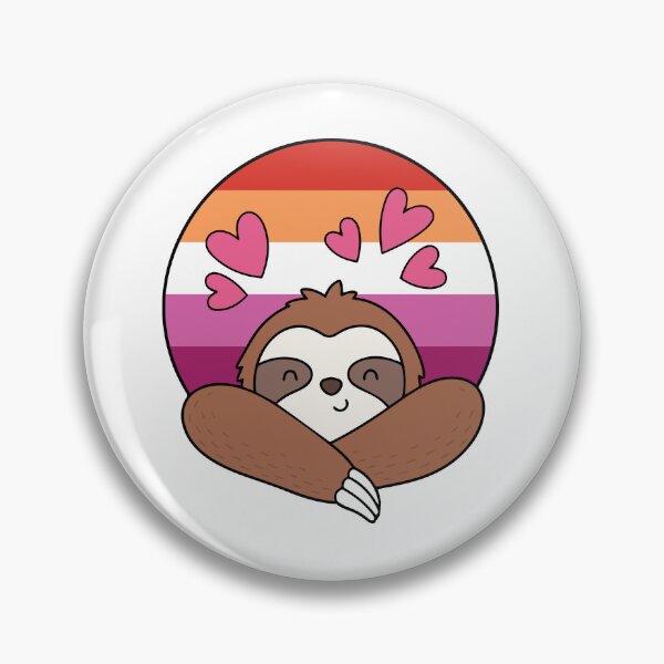 Item preview, LGBTQ Sloth - Cute Lesbian Sloth designed and sold by Cannaxes Studio.