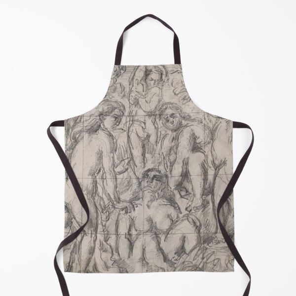 Item preview, Bathers in a Wooded Landscape Sketch designed and sold by artofuniverse.