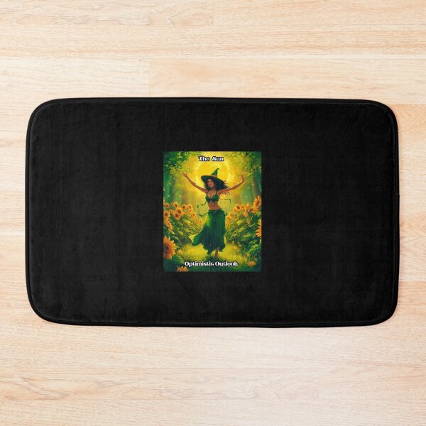 Item preview, The Sun - Tarot Card from Wildwood Green Witch Tarot Deck  designed and sold by Earth Nature Creations.