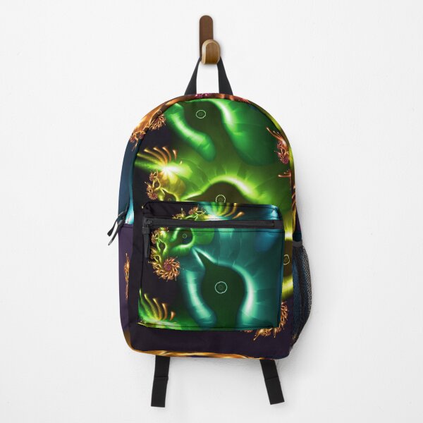 Item preview, Emerald and Gold Fractal Phoenix Spiral designed and sold by pinkal.