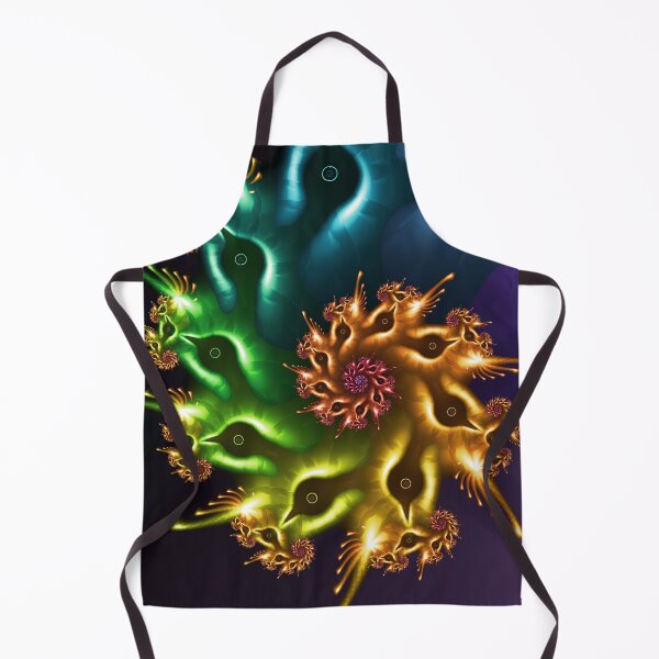 Item preview, Emerald and Gold Fractal Phoenix Spiral designed and sold by pinkal.