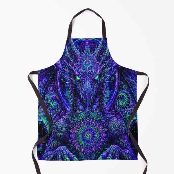 Item preview, Psychedelic Fractal Mandala Dragon Glitch Art designed and sold by hyperbeast store.