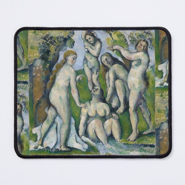 Item preview, Five Bathers in a Green Landscape designed and sold by artofuniverse.