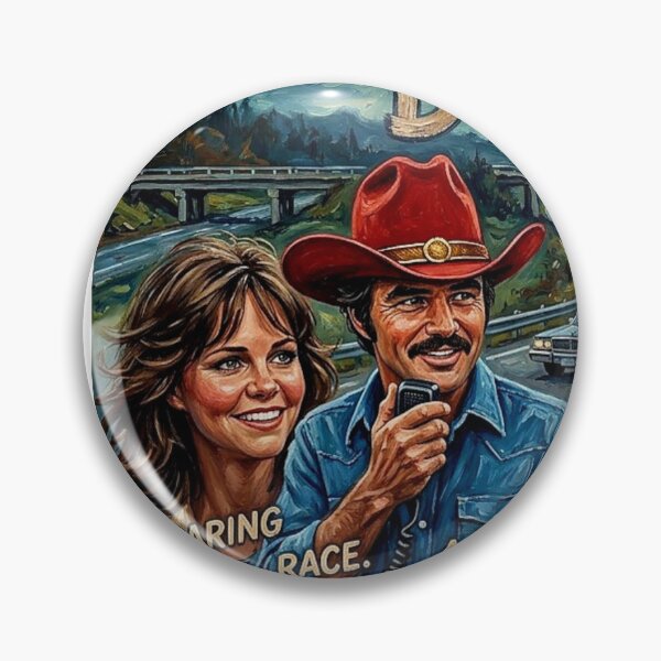 Item preview, A Daring Race. A Fierce Chase. – Smokey and the Bandit Fine Art Print designed and sold by Art's Diner.