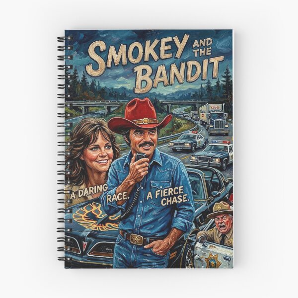 Item preview, A Daring Race. A Fierce Chase. – Smokey and the Bandit Fine Art Print designed and sold by Art's Diner.