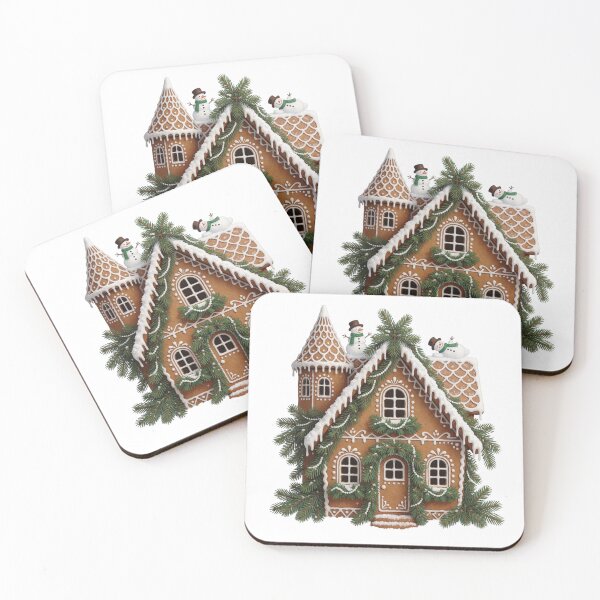 Item preview, Gingerbread House Sticker | Christmas Cottage Decor designed and sold by AillustriaAK.