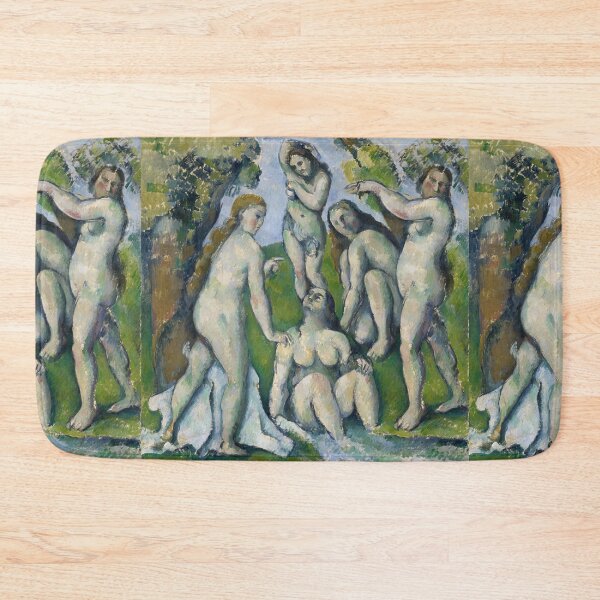 Item preview, Five Bathers in a Green Landscape designed and sold by artofuniverse.