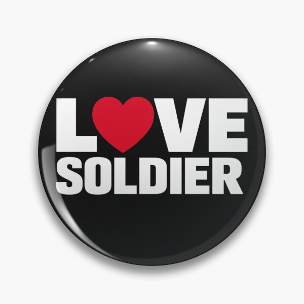 Item preview, Love Soldier Minimalist Design red heart designed and sold by shawachester.