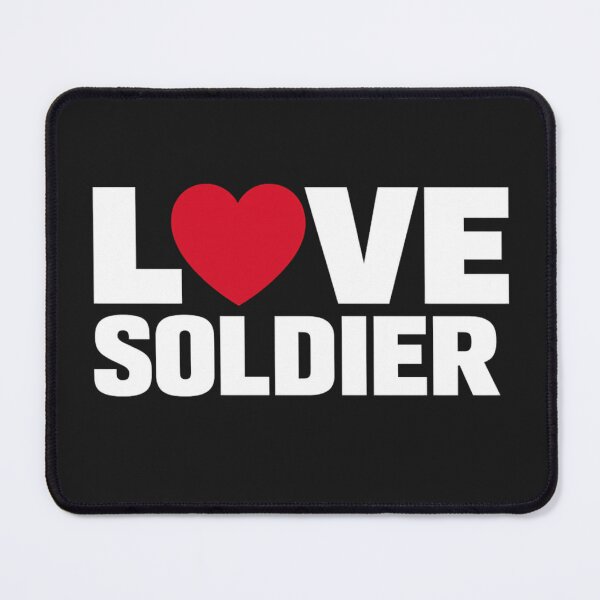 Item preview, Love Soldier Minimalist Design red heart designed and sold by shawachester.