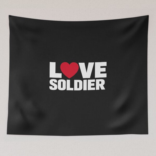 Item preview, Love Soldier Minimalist Design red heart designed and sold by shawachester.