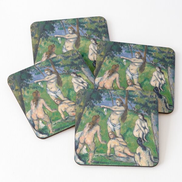 Item preview, Bathers Among Trees in Green Landscape designed and sold by artofuniverse.