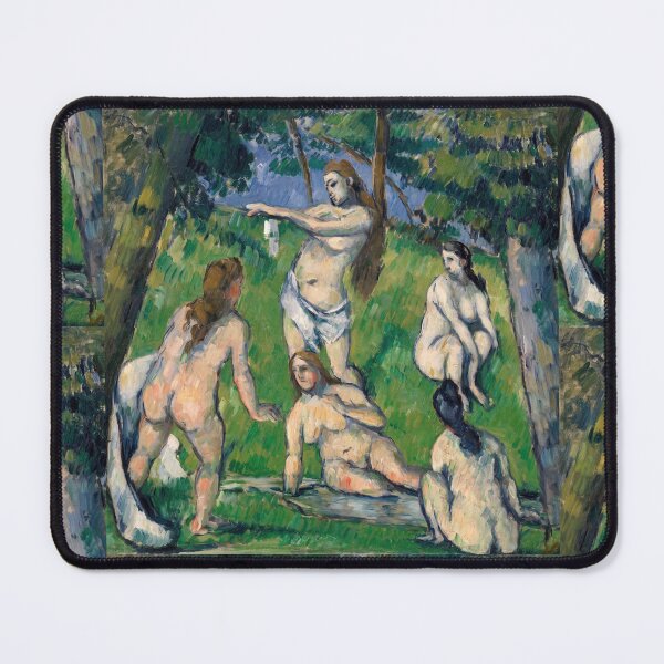 Item preview, Bathers Among Trees in Green Landscape designed and sold by artofuniverse.