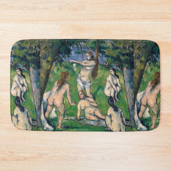 Item preview, Bathers Among Trees in Green Landscape designed and sold by artofuniverse.