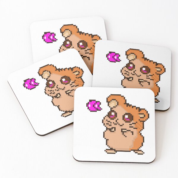 Item preview, Cute Hamster Eating Snack Chibi designed and sold by RetroRlx.