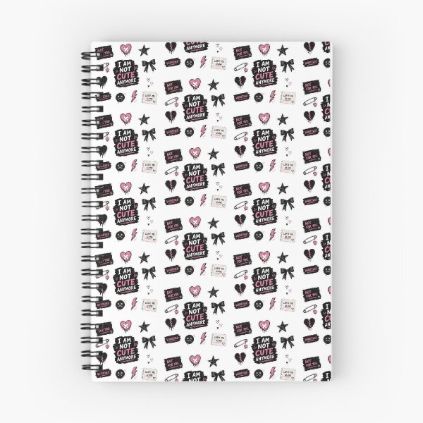 Item preview, I Am Not Cute Anymore – Emo Grunge Y2K Sticker Pack | kpop inspired | ILLIT inspired designed and sold by ravenRM.