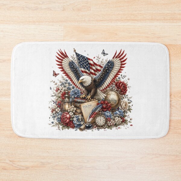 Item preview, American Eagle Freedom and Liberty Patriotic Artwork designed and sold by PetalGarden.