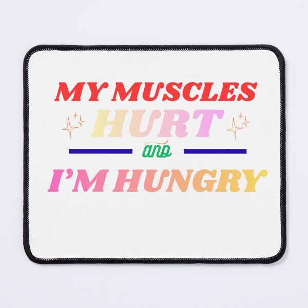 Item preview, Bodybuilder Humor Tee | My Muscles Hurt and I'm Hungry T-Shirt designed and sold by Henrysink.