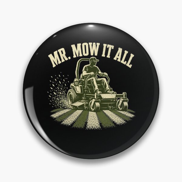 Item preview, Gardener Mister Mr Mow It All Landscaper Dad Lawn Mowing designed and sold by clothesy7.