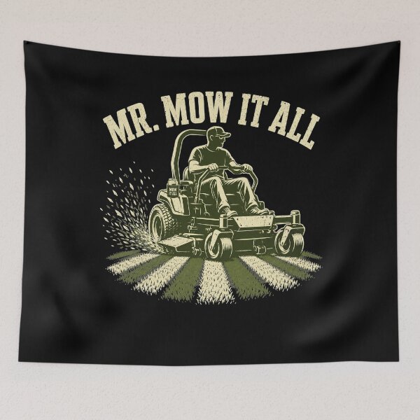 Item preview, Gardener Mister Mr Mow It All Landscaper Dad Lawn Mowing designed and sold by clothesy7.