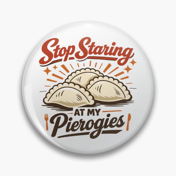 Item preview, Retro Pierogi Print - Stop Staring At My Art designed and sold by Pineapple-Tree.