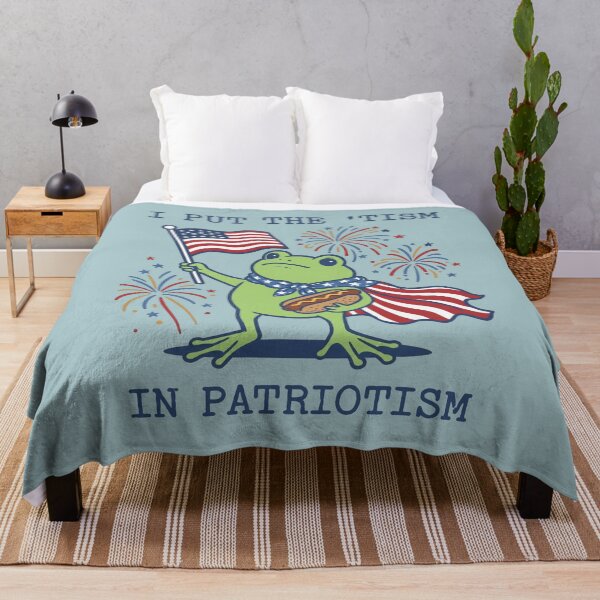Item preview, Patriotic Frog 'Tism In Patriotism USA Flag designed and sold by d247.