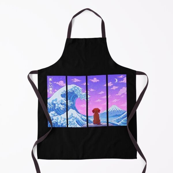 Item preview, Funny Red Dachshund Japanese Kanagawa Wave Vapor Japan Boys Girls Kids designed and sold by FurryHavenPH.