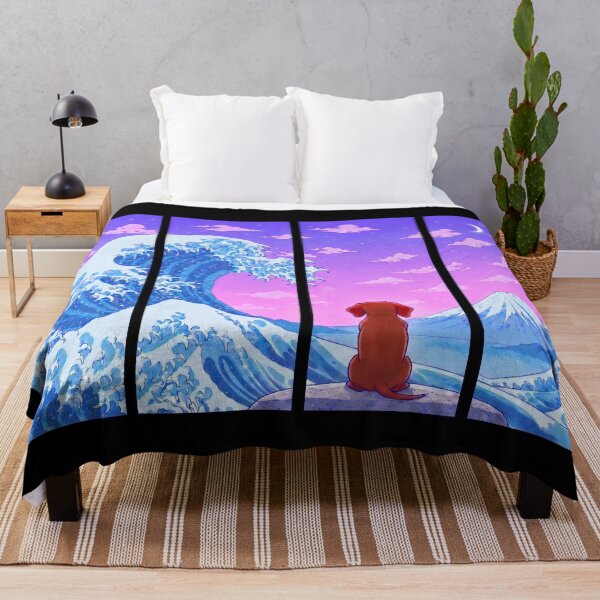 Item preview, Funny Red Dachshund Japanese Kanagawa Wave Vapor Japan Boys Girls Kids designed and sold by FurryHavenPH.