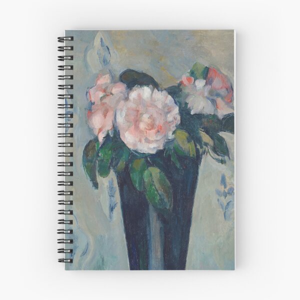 Item preview, Pink Roses in Blue Vase Still Life designed and sold by artofuniverse.
