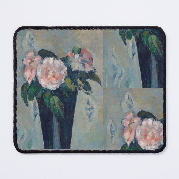 Item preview, Pink Roses in Blue Vase Still Life designed and sold by artofuniverse.
