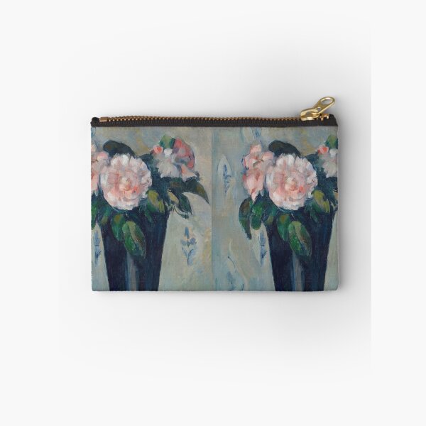 Item preview, Pink Roses in Blue Vase Still Life designed and sold by artofuniverse.