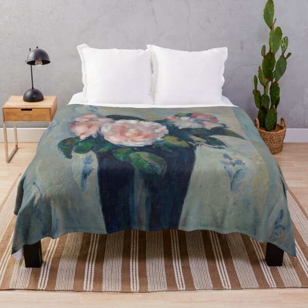 Item preview, Pink Roses in Blue Vase Still Life designed and sold by artofuniverse.