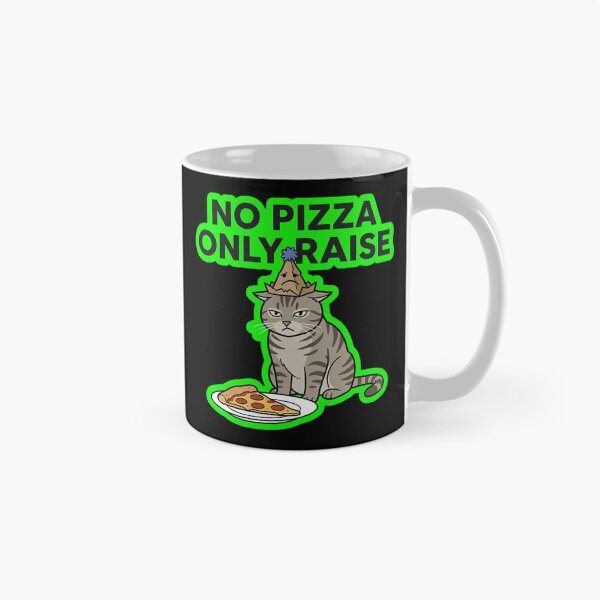 Item preview, No Pizza Solo Gana Divertidas Diseños de Gatos Corporativos designed and sold by Cat Meme Fund.