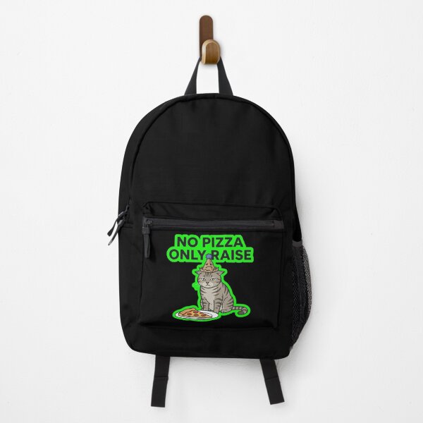 Item preview, No Pizza Only Raise Funny Corporate Cat Design designed and sold by Cat Meme Fund.