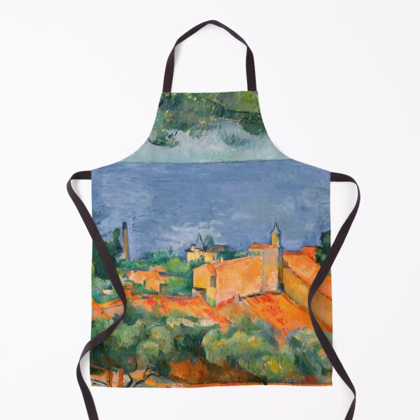 Item preview, Red Roofs by the Mediterranean Sea designed and sold by artofuniverse.