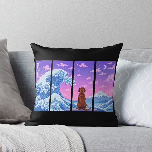 Item preview, Funny Redbone Coonhound Japanese Kanagawa Wave Vapor Japan Boys Girls Kids designed and sold by FurryHavenPH.